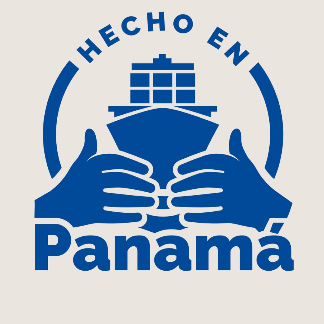 logotipo hecho en Panamá.